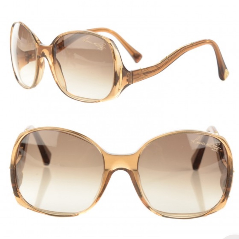 Authentic LOUIS VUITTON 
Gina Sunglasses Z0052W Light Glitter Honey 🍯